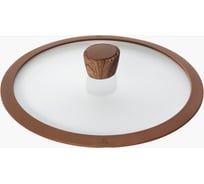 Стеклянная крышка NADOBA GRETA с силиконовым ободом, 26 см, 751312