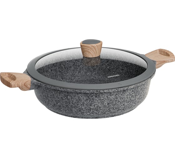 Сотейник NADOBA MINERALICA с антипригарным покрытием, с крышкой, 28 см, 728415 1