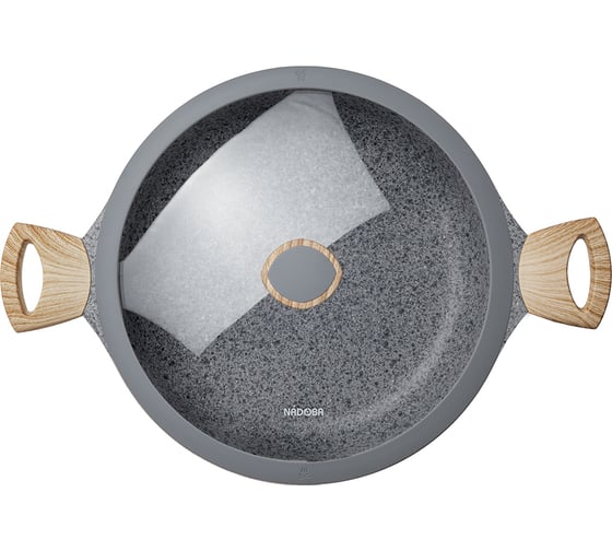 Сотейник NADOBA MINERALICA с антипригарным покрытием, с крышкой, 28 см, 728415