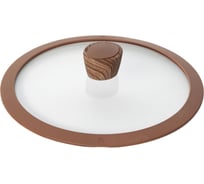 Стеклянная крышка NADOBA GRETA с силиконовым ободом, 24 см, 751313