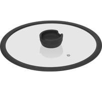 Стеклянная крышка NADOBA FINA с силиконовым ободом, 28 см, 751011