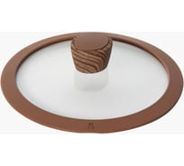 Стеклянная крышка NADOBA GRETA с силиконовым ободом, 20 см, 751315