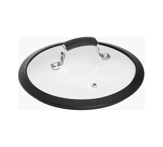 Стеклянная крышка NADOBA LOTA с силиконовым ободом, 20 см, 751415