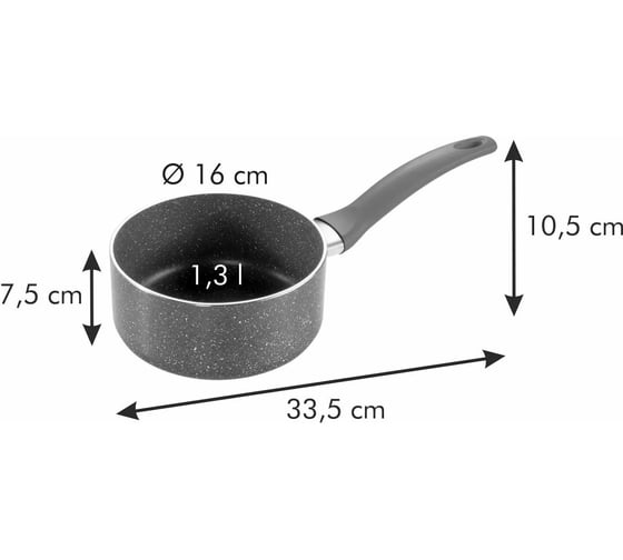 Ковш Tescoma MANICO ROSSO диаметр 16 см, 1.3 л 597886