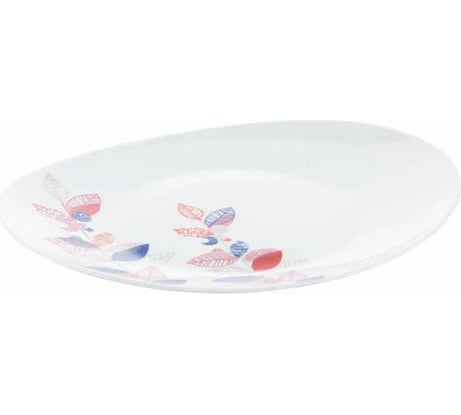 Тарелка BILLIBARRI Marie опаловое стекло 26.5х22х2 см, цвет белый 500142 806451086080