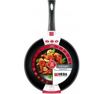 Сковорода Нева Металл Посуда 24 см литая индукция несъемная ручка L08124i