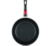 Сковорода Нева Металл Посуда 22 см каменная черный гранит съемная ручка 18022