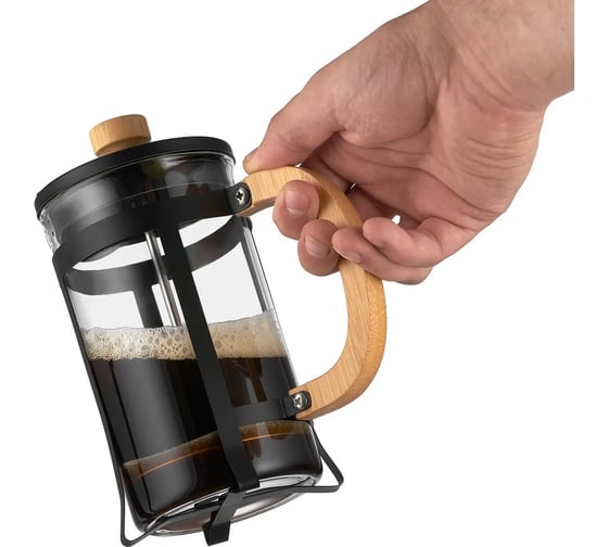 Френч-пресс Walmer Bamboo Black 600 мл W37000714