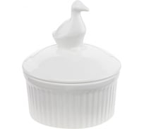Горшочек для запекания Walmer Duck с крышкой, 9 см, фарфор W10330009