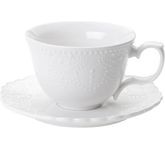 Чайная пара Walmer Vivien 250 мл, фарфор W07270025 1