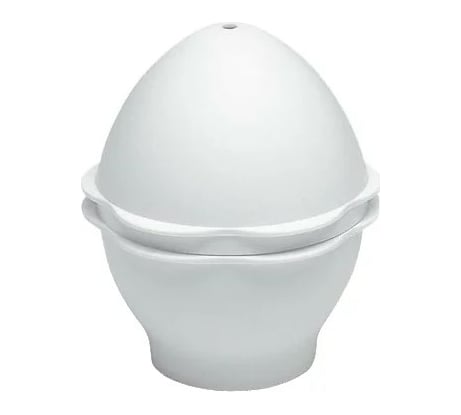 Форма для варки яиц в микроволновой печи COSMOPLAST 2 шт, пластик 2056