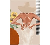 Модульная картина Fotooboikin на холсте, для интерьера, на стену 40x60 см kar-21