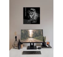 Картина на стекле ООО Оптион ЛЕВ 40x40 см 80346