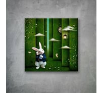 Картина на стекле ООО Оптион СЛЕДУЙ ЗА КРОЛИКОМ 40x40 см 81246