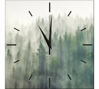 Стеклянные часы ООО Оптион ЛЕСНАЯ ТИШИНА 80231