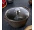 Кастрюля Kukmara Granit Ultra Induction 3 л со стеклянной крышкой, антипригарное покрытие blue кгги32а 3