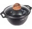 Кастрюля Kukmara Granit Ultra Induction 2 л со стеклянной крышкой, антипригарное покрытие blue кгги22а 3
