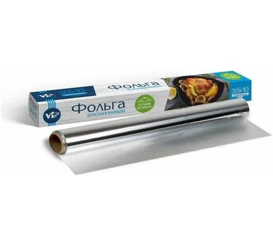 Алюминиевая пищевая фольга IP 30 см, 10 м 9 мкм 4954 1