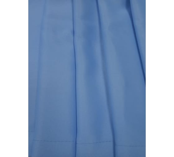 Штора Костромской текстиль Блэкаут 150x260 см, голубой 00-00804025