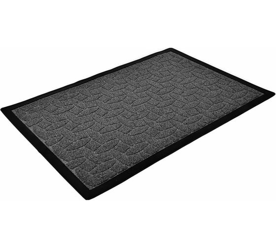 Рельефный коврик VORTEX GRASS 60x90 см, полипропилен, подложка резина, серый 24156 1