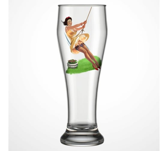 Пивной бокал Декостек Pinup beer 500 мл, подарочный ПС4664