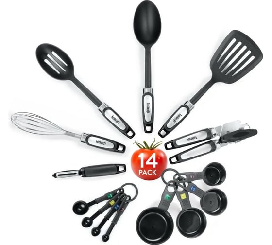 Набор кухонной утвари Tatkraft GRIP 14 шт 16705 1