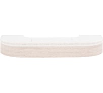 Трехрядный потолочный составной карниз Peora АМИРА с поворотами Дуб классик 1.6 м 79107