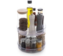 Вращающаяся полка PRIMANOVA  2 яруса, прозрачный, D23x20 см, расстояние расстояние между полками 15 см M-E64-16