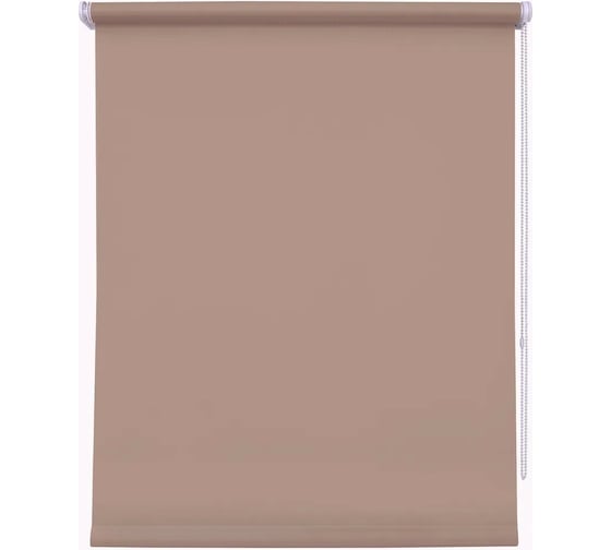 Рулонная штора УЮТ Плайн 85x175 см какао 2138690 1