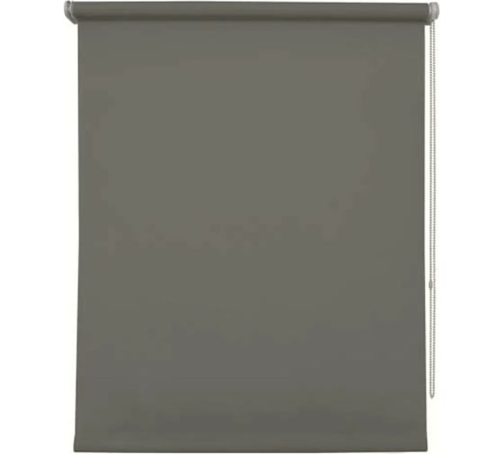 Рулонная штора УЮТ Плайн 100x175 см графит 2130035