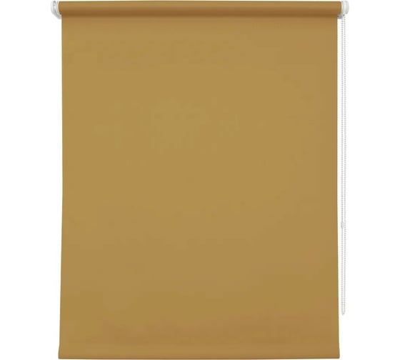 Рулонная штора УЮТ Плайн 48x175 см кофейный 2138787 1