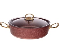 Сотейник Agness ПРЕМИУМ RED QUEEN 28x8 см, 4.9 л, индукционное дно 936-234