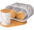 Хлебница Agness FANTASY 2 в 1 10 л, 34х18х20 см, банка для сыпучих продуктов, 1.3 л 790-237 2