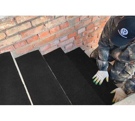 Противоскользящие накладки Alegria step waterproof на ступени 1200x300x4 мм 3 шт 12.3.4ASW.B