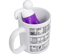 Силиконовое ситечко для заваривания чая Beroma 07707964