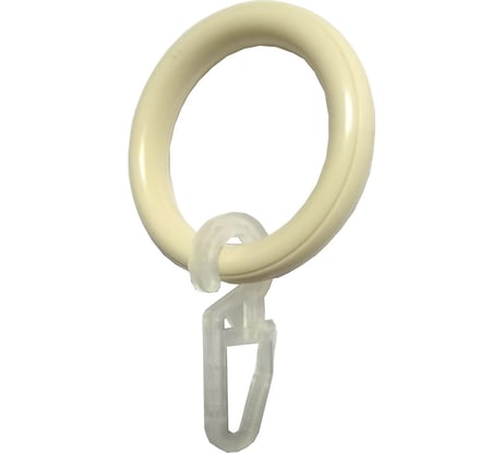 Кольца Арт-Декор с крючком D20, 10 шт бежевый 4620748740615