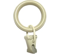 Кольца Арт-Декор с зажимом D20, 10 шт бежевый 4620748740714