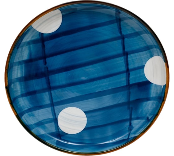 Керамическое круглое блюдо PERFECTO LINEA Marine 20x2,5 см 17-122000