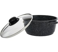 Кастрюля Casta Avrora, 4 л., литой алюминий, со стеклянной крышкой AV-4Л-М