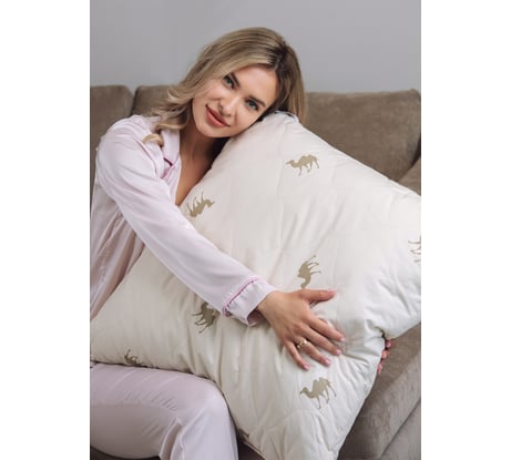 Подушка ТЕКСТИЛЬ верблюжья шерсть 70x70 см 27139