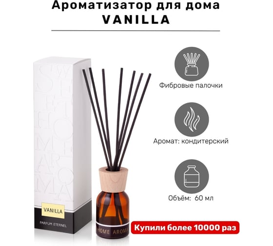 Ароматизатор для помещений Parfum Eternel Vanilla 60 мл 00657
