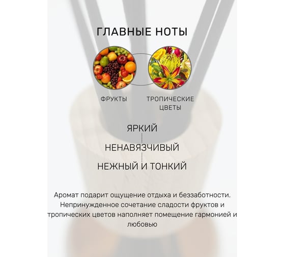 Ароматизатор для помещений Parfum Eternel Tropical flower 60 мл 00655