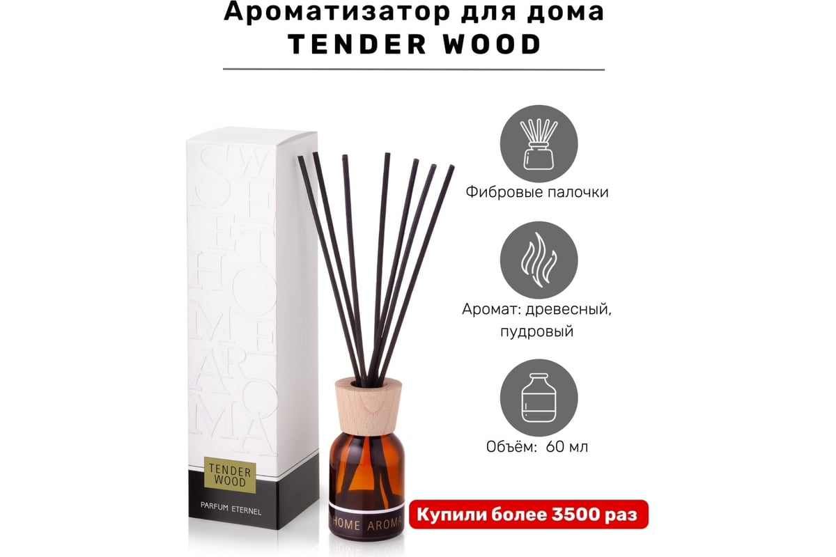 Ароматизатор для помещений Parfum Eternel Tender wood 60 мл 00694