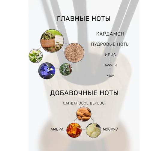 Ароматизатор для помещений Parfum Eternel Tender wood 60 мл 00694