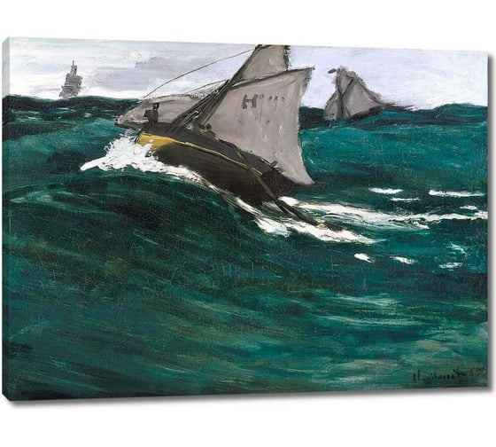 Картина-репродукция ООО Первое ателье Зеленая волна 80x60 см ps143190-2 1