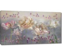 Картина ООО Первое ателье Пионы с колокольчиками 60x34 см ps97407-3