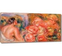 Картина-репродукция ООО Первое ателье Розы и маленькая обнаженная 115x58 см ps144169-5