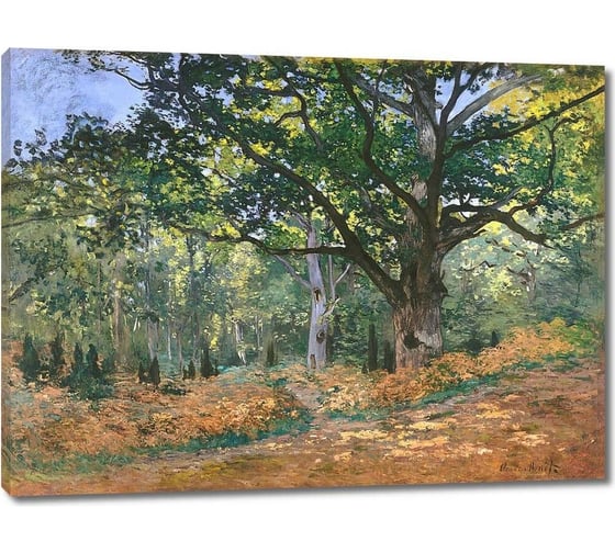 Картина-репродукция ООО Первое ателье Дуб Бодмер, Лес Фонтенбло 80x59 см ps143184-4 1