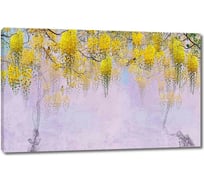 Картина ООО Первое ателье Желтые гроздья цветов 60x38 см ps97352-3