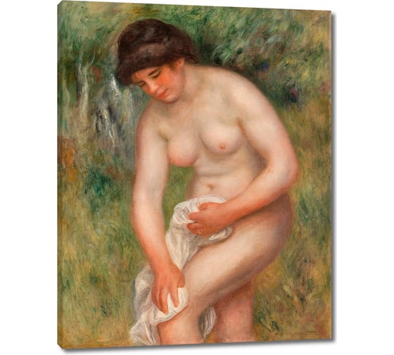 Картина-репродукция ООО Первое ателье Купальщица вытирается, 1901-1902 35x45 см ps110285-1